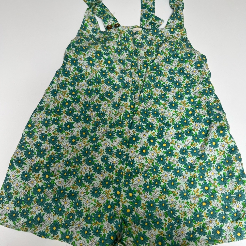 Urban Outfitters floral shorts overalls